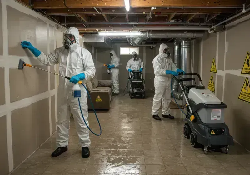 Basement Moisture Removal and Structural Drying process in Early County, GA